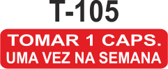 Etiqueta em couche na medida 40x10mm  T-105