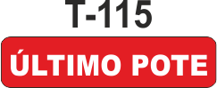 Etiqueta em couche na medida 40x10mm  T-115