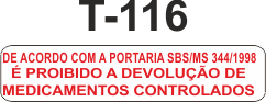 Etiqueta em couche na medida 40x10mm  T-116