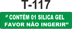 Etiqueta em couche na medida 40x10mm  T-117