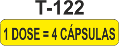 Etiqueta em couche na medida 40x10mm  T-122