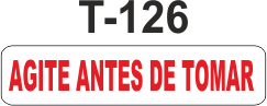 Etiqueta em couche na medida 40x10mm  T-126