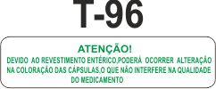 Etiqueta em couche na medida 40x10mm  T-96