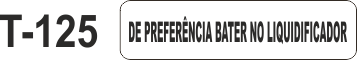 Etiqueta em couche na medida 40x10mm  T-125