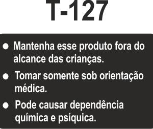 Etiqueta em couche na medida 39x18mm  T-127