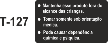 Etiqueta em couche na medida 39x18mm  T-127
