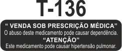 Etiqueta em couche na medida 40x10mm  T-136
