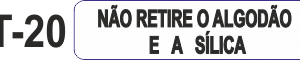 Etiqueta em couche na medida 40x10mm  T-20