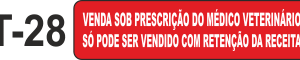 Etiqueta em couche na medida 40x10mm  T-28