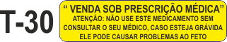 Etiqueta em couche na medida 40x10mm  T-30