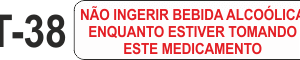 Etiqueta em couche na medida 40x10mm  T-38