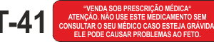 Etiqueta em couche na medida 40x10mm  T-41