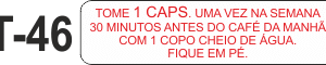 Etiqueta em couche na medida 40x10mm  T-47