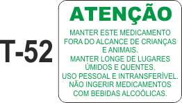 Etiqueta em couche na medida 30x25mm  T-52