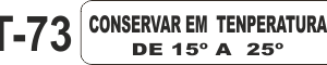 Etiqueta em couche na medida 40x10mm  T-73