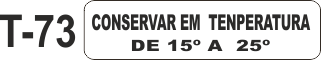 Etiqueta em couche na medida 40x10mm  T-73